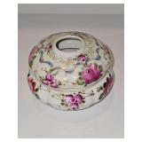 Antique porcelain hair receiver.