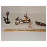 Dept 56 Dickens Village CHIMNEY SWEEP AND SON, LOBSTER TRAPPERS.