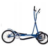 StreetStrider 3i with three speed steel frame. Lightly used if any. Elliptical style bicycle with stand to be used for indoors. First four photos are stock photos. I will then follow with actual photo