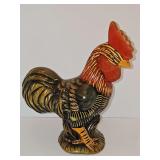 Dept 56 rooster. 9.25x5x10.75 in tall.