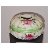 Antique porcelain hair receiver.
