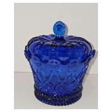 Fostoria Crown Collection covered candy dish. 5.25 x 6 in tall including lid.