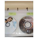 Album of comedian/comedy DVDs. Will show several. The album is full. Approximately 47 DVD