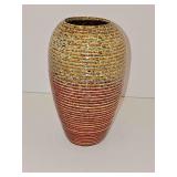 b+B (Burton & Burton) studio pottery two tone 7.5 inch tall vase