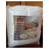 New King Heated Quilted Mattress Pad
