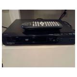 Magnavox MDV3000F7 DVD Player, with remote. Currently hooked up power light on.