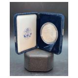 2006 Brilliant Uncirculated US Mint American Eagle 1oz. Silver Proof Coin with COA - in original velvet display case and original box - sticker on box lid