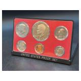 1974-S United States Proof Set - no box - back of case has crack
