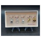 NIB - Gift Box Set of Pandora Wine Glass Charms