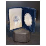 2004-W Uncirculated US Mint American Eagle 1oz. Silver Proof Coin with COA - in original velvet display case and original box
