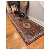 Very nice Capel Runner - style C130 Radiance Kashan - color 550 Red/Cream, 2’7” x 9’6”
