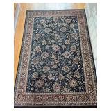CAPEL Belgium Area Rug - style 132 Radiance-Tabriz, color 450/Blue/Red, 4’1” x 6’1”