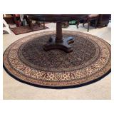 Gorgeous Capel Round Rug - style C127 Palace Heart Herati - color 450 Midnight - size 7’6” Round - in great condition