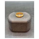 NEW ITEM LISTING - Tiffany 18K yellow gold wedding band - size 9-3/4 - 7 grams