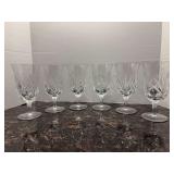 Set of (6)Vintage Gorham Crystal Cherrywood Iced Tea/Water  Glasses - 6-3/4” tall