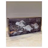 NIB 20 Century Baroque by Godinger 3-Piece Caddy Set in original box - CADDIES ONLY - NO UTENSILS