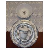 6-piece place setting of Royal Doulton COTSWOLD Fine China - includes dinner plate, salad plate, dessert plate, soup bowl, cup/saucer