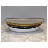 LENOX Royal Peony Fine China Vegetable Bowl - 8-3/4 x 6 x 2-1/2 tall