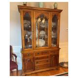 Very nice The American Craftsman by Stanley China Cabinet - 52 x 16 x 79-1/4 tall - CONTENTS NOT INCLUDED