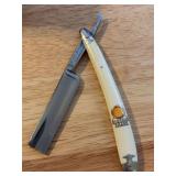 Vintage Red Point 917 straight razor from Solingen, Germany, by maker Anton Wingen Jr.