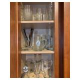 Contents of kitchen cabinet - beer steins, beer mugs & more