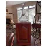 Authentic Baccarat Crystal “The Cutty Sark” Decanter with crystal stopper, all stored in custom cherry box - comes with officially stamped information sheet