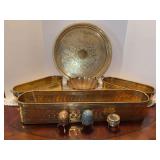 Grouping of brass items in various shapes & sizes