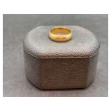 NEW ITEM LISTING - Tiffany 18K yellow gold wedding band - size 7-1/2 - 7 grams