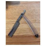 Otto Deutsch & Lohne HANS straight razor with clear acrylic handle