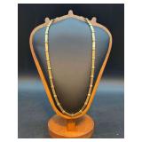 14KGS Bar Link Necklace - 16”