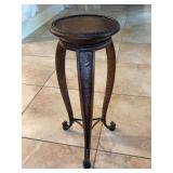 Decorative metal plant stand - 9”D x 22” tall