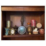 Shelf of home decor