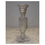 Vintage Gorham Crystal Cherrywood Candlestick - 7-3/4” tall - does have candle residue in the capital