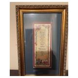 Memaw framed picture 9” x 14”