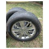 2014 Chevrolet Silverado Wheels and tires,  Mismatched set of tires, all  275/55  R20 tires.  2 Pirelli and two Pathfinder HT’s.