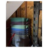 ￼ 10 roughneck totes and lids contents not included