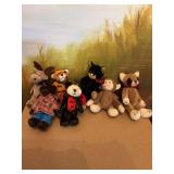 Vintage joined miniature collectible animals