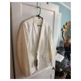 J. Ferrar Ivory Camo evening edition slim fit size 46 jacket.