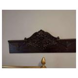42 1/2 x 14“ black wood wall decor