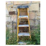 6 foot fiberglass Werner ladder.
