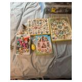 Large assortment of Easter tree decorations and others