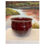 6” x 4 1/2” pottery bowl signed Holly Jenkins