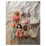 Assortment of antique and vintage dolls