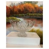 9 1/2 x 6 1/2 Waterford Canterbury Crystal bowl