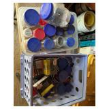 Two crates of miscellaneous hardware