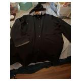 Jones New York 1X black and tan rain jacket. Very nice