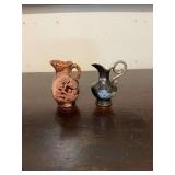 Vintage handmade miniature pitcher a miniature ceramic pitcher-Japan
