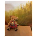 Vintage Bearington collection 4 1/2 inch Morris multicolored bear
