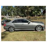 Silver 2013 Mercedes E 350 4matic Luxury four door with leather seats. Approximately 150k miles- exact shown in photos.