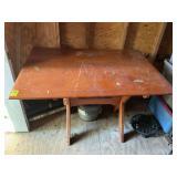 44” x 30” x 30” picnic style table . Top not attached
